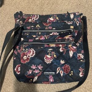 Vera Bradley Triple Zip Hipster Performance Twill in Garden Dream